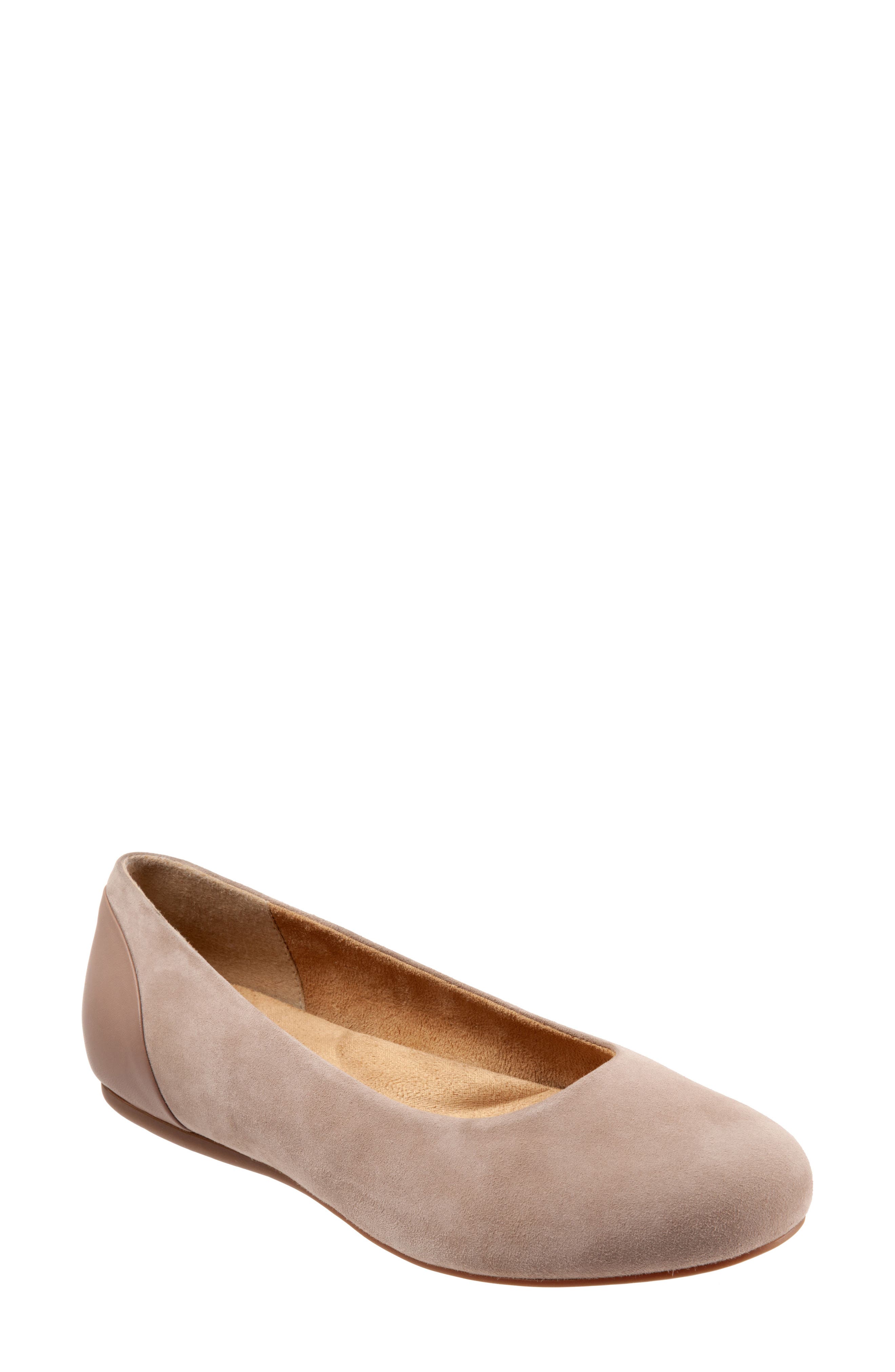 taupe ballet flats womens