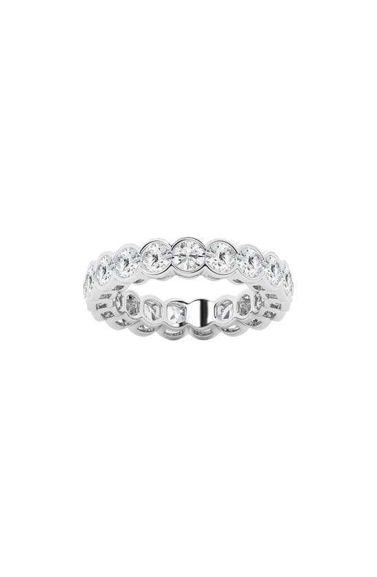 Shop Badgley Mischka Collection 14k Gold Round Lab Created Diamond Eternity Ring In White