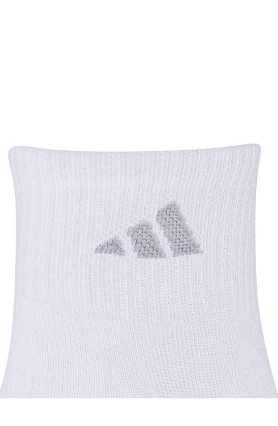 Shop Adidas Originals Superlite 3.0 6-pack Ankle Socks In White/ Black/ Grey