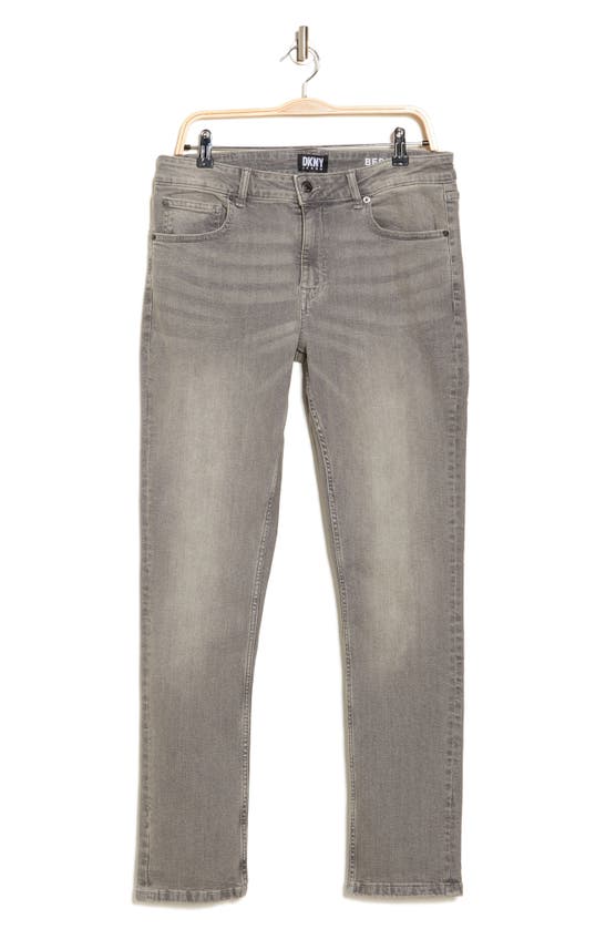 Shop Dkny Sportswear Bedford Slim Jeans In Grey Dawn