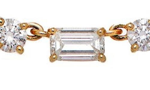 Sethi Couture Madison Diamond Station Necklace In Yellow Gold/diamond