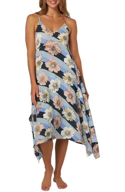 O'Neill Aries Print Cover-Up Sundress in Slate at Nordstrom, Size Small