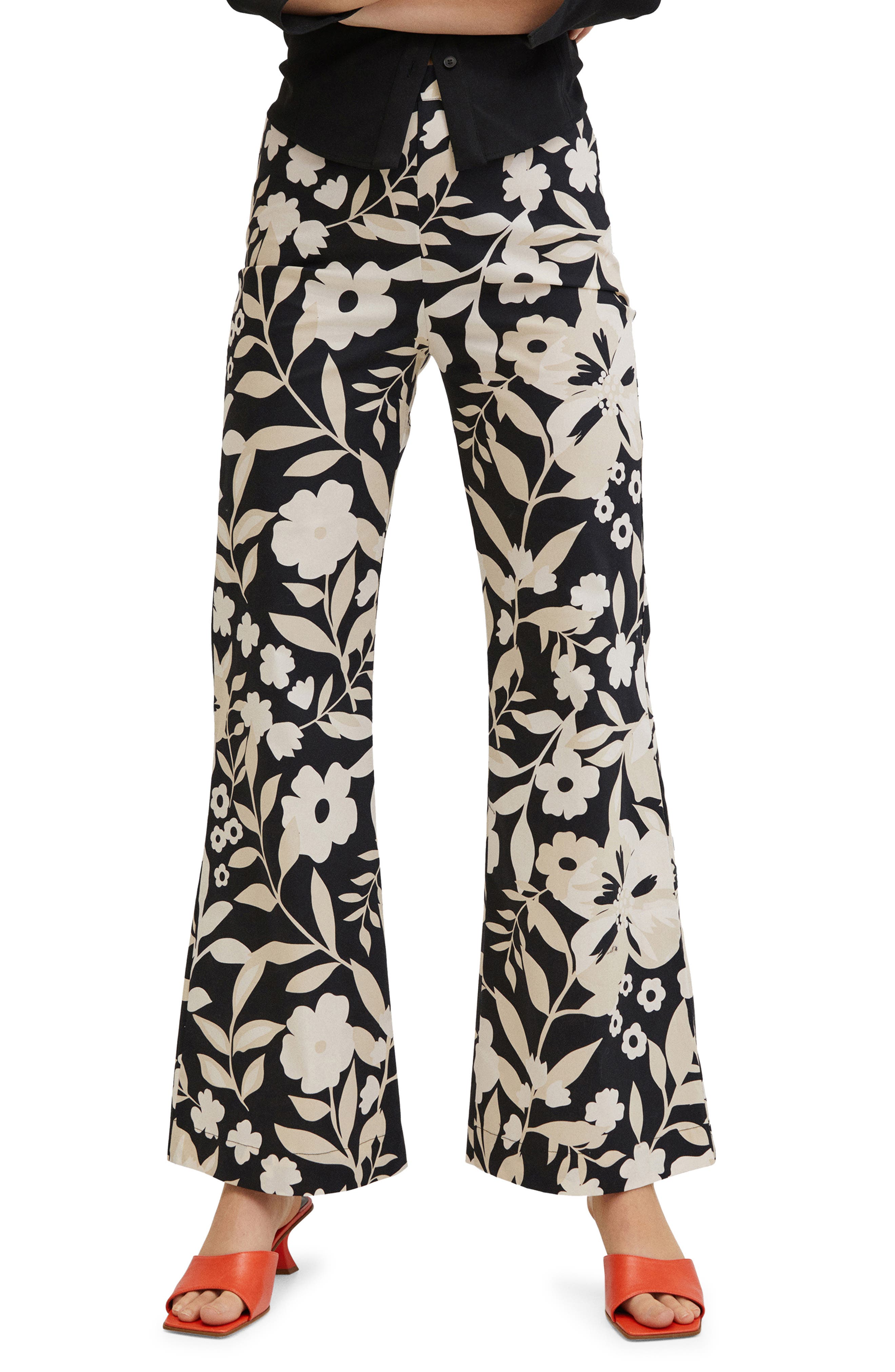 wide leg floral pants | Nordstrom