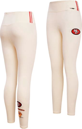 Women's Pro Standard Cream San Francisco 49ers Retro Classic Jersey Leggings