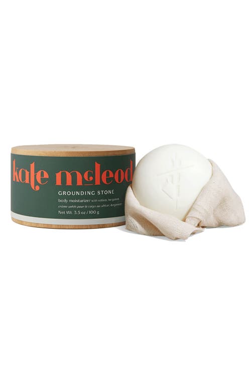 Kate Mcleod The Body Stone - Deep Moisturizing Cocoa Butter Lotion Bar For Dry Skin Treatment Grounding Stone 3. In Starter Kit