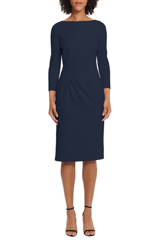 Maggy London Side Pleat Sheath Dress at Nordstrom,