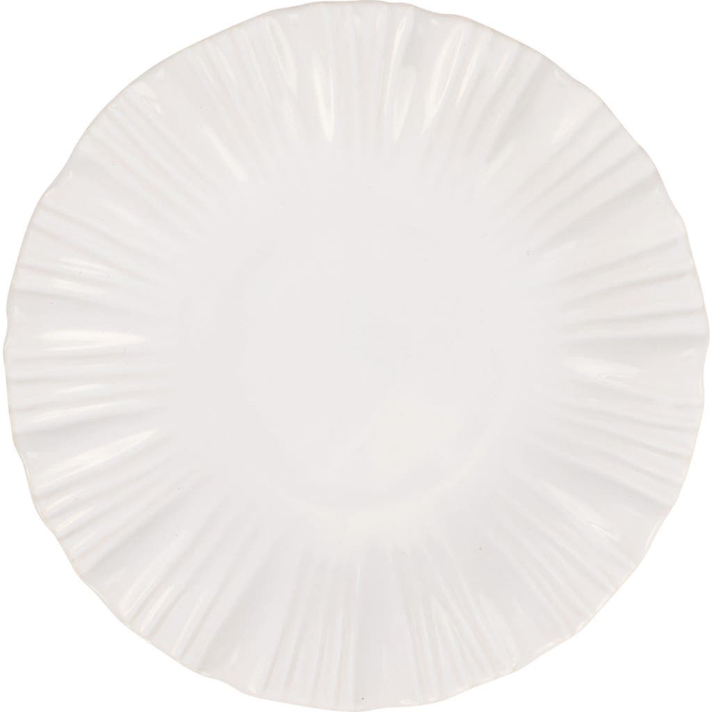 Vietri Bari Salad Plate In White