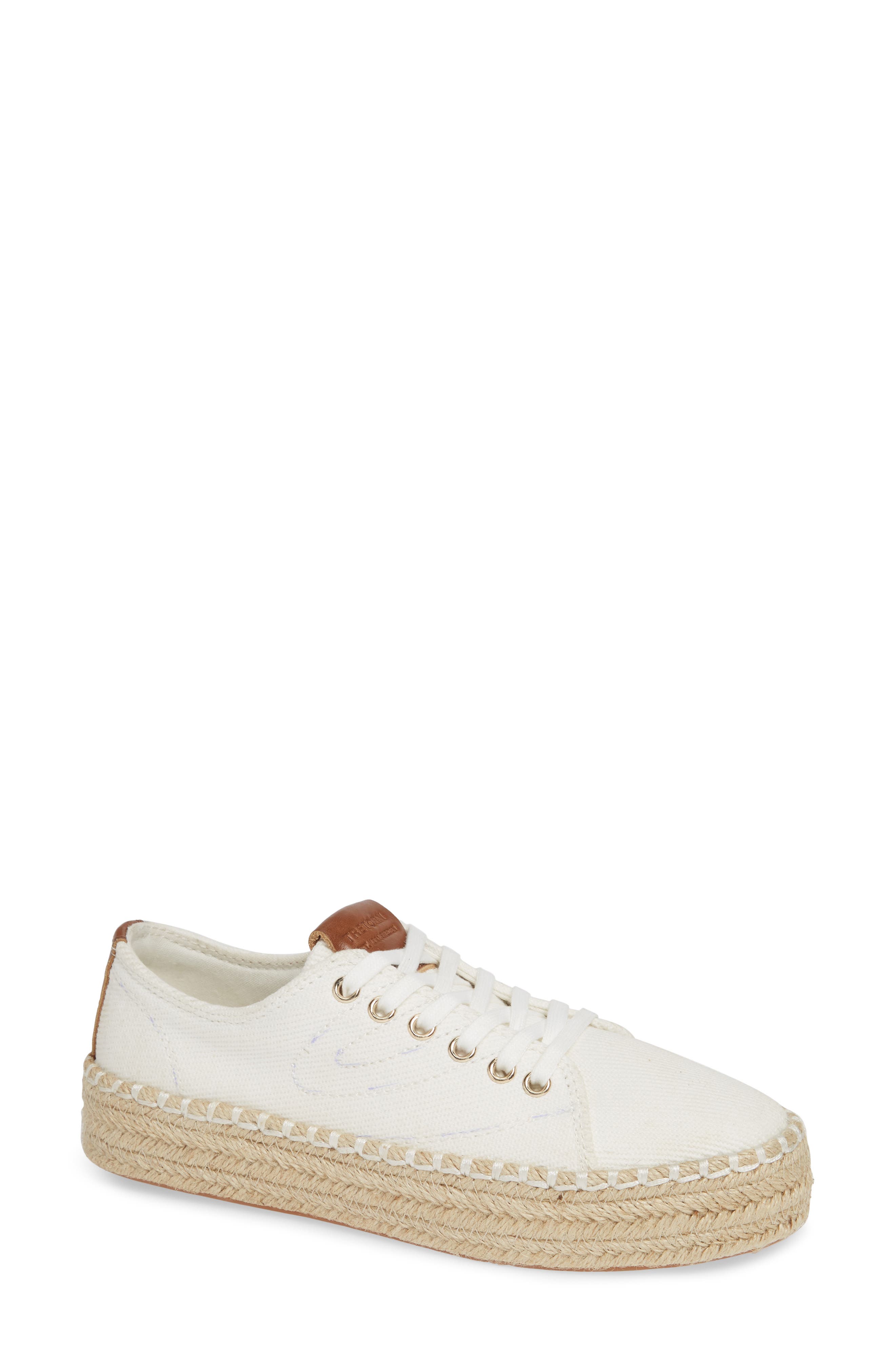 Tretorn Platform Espadrille Sneaker, White