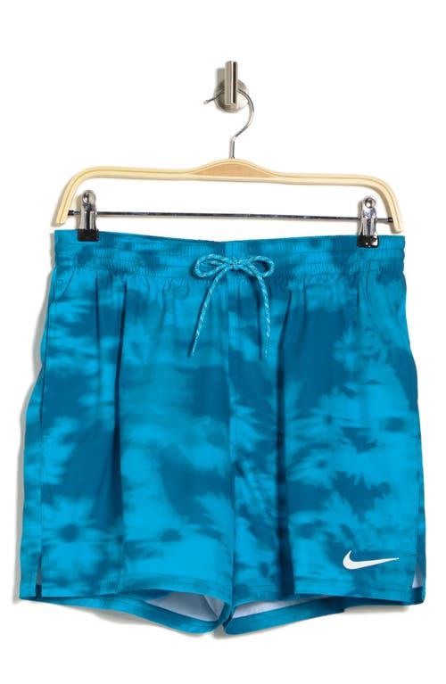 Shop Nike 5-inch Volley Swim Shorts In Blue Lightning