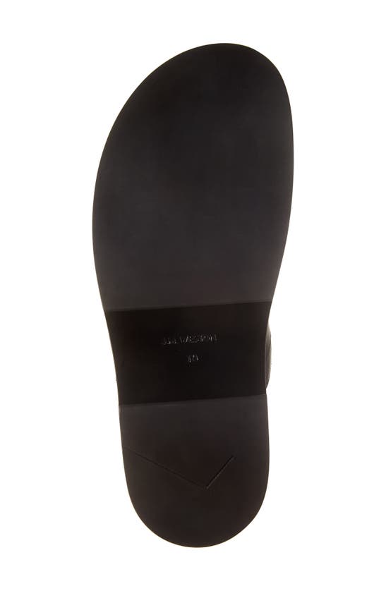 Shop Jm Weston Anatomique Double V Slide Sandal In Black