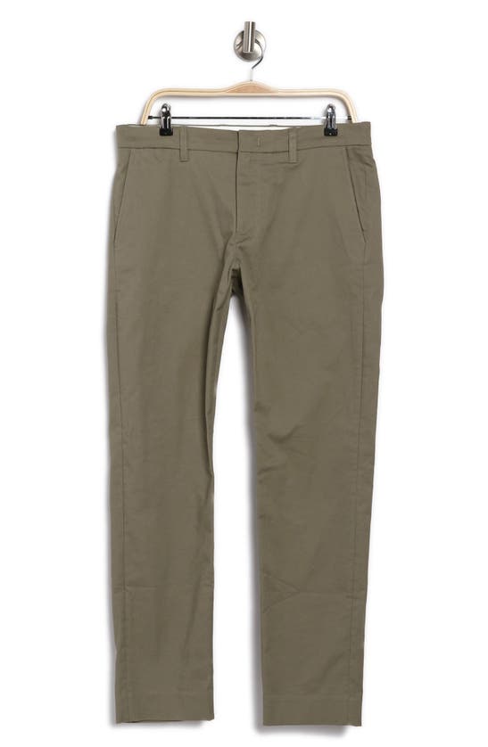 Shop Vince Griffith Slim Fit Twill Chino Pants In Arrowroot