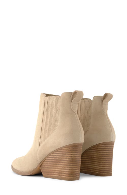 Shop Toms Noa Suede Chelsea Boot In Natural