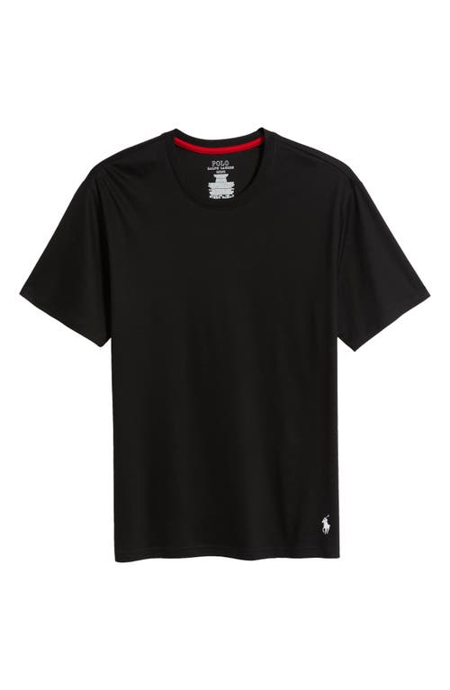 Shop Polo Ralph Lauren Mercerized Cotton Sleep T-shirt<br /> In Pb/ppwht