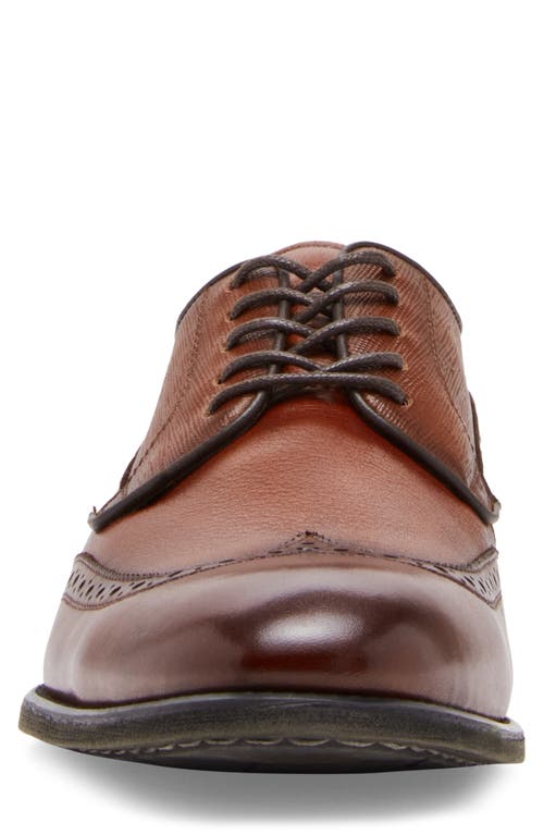 Steve Madden Hoxton Wingtip Derby In Tan/tan