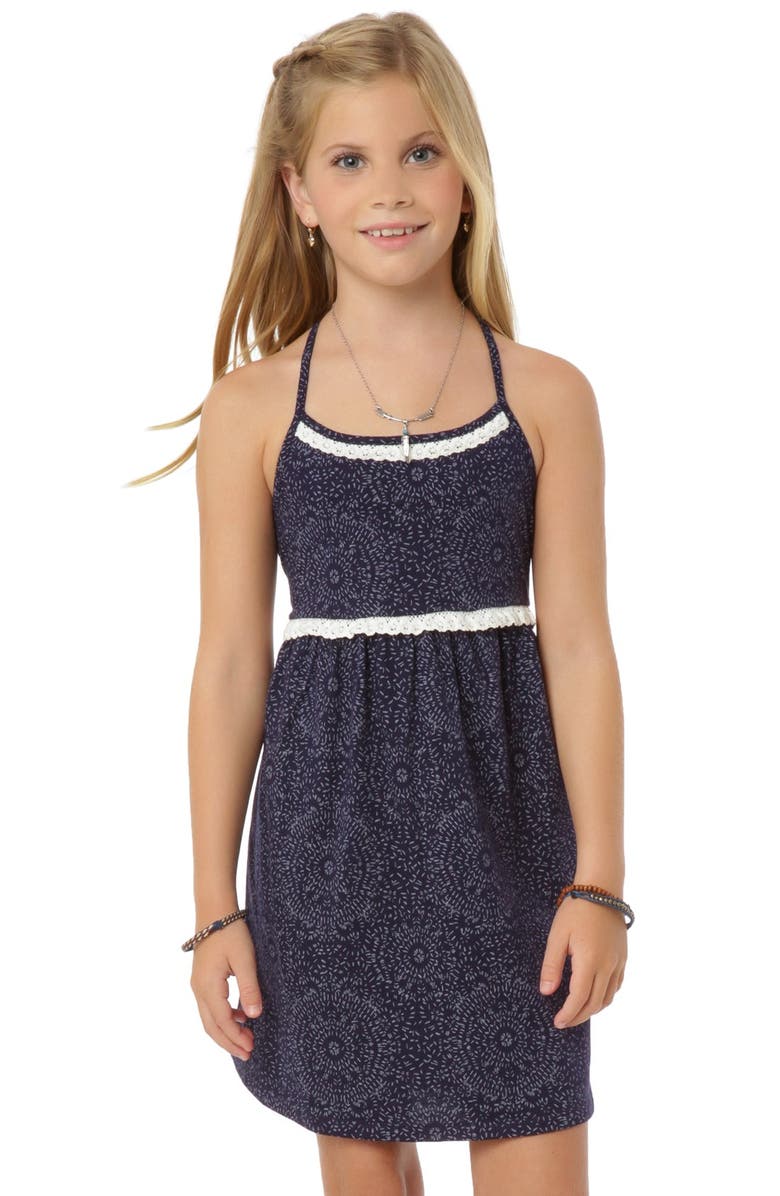 O'Neill 'Randi' Lace Trim Dress (Little Girls & Big Girls) | Nordstrom