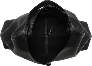 Longchamp Black Leather Roseau Hobo