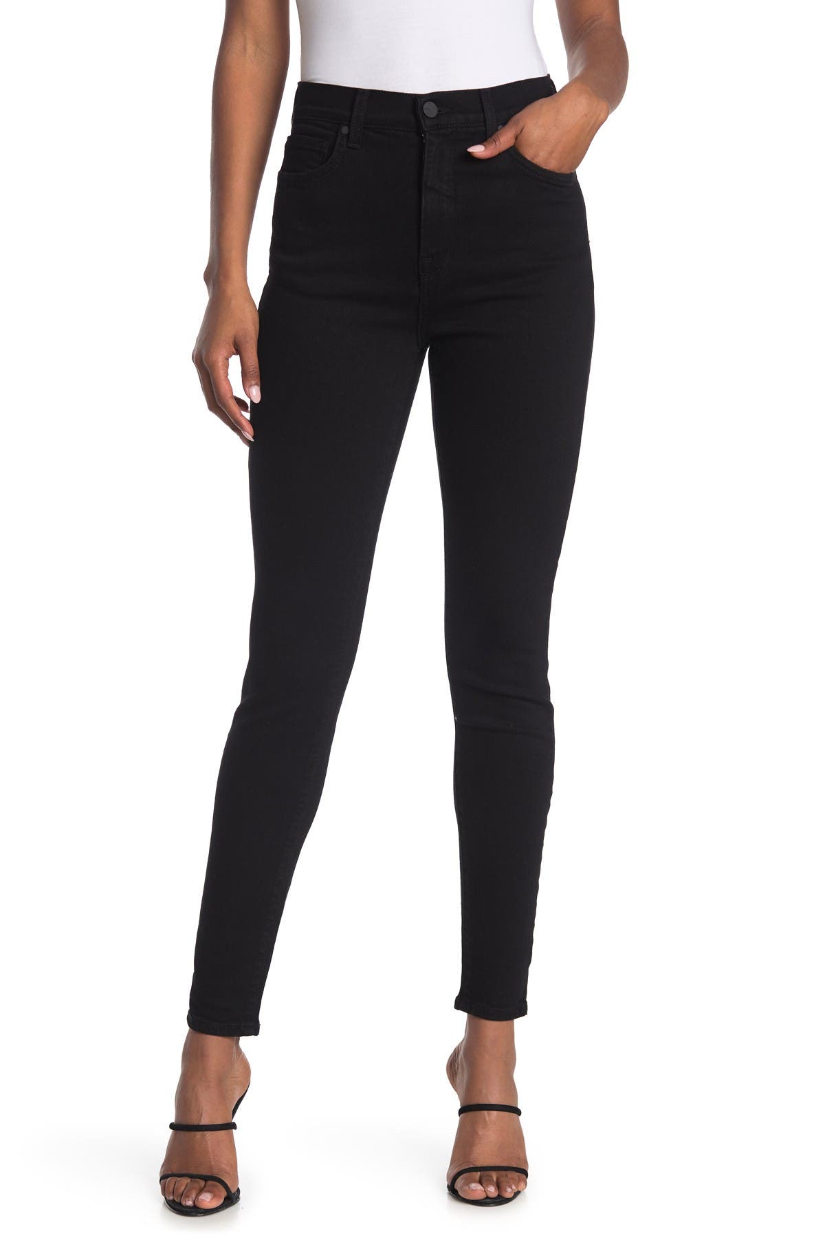 Baldwin Ultra High Rise Skinny Jeans In Black | ModeSens