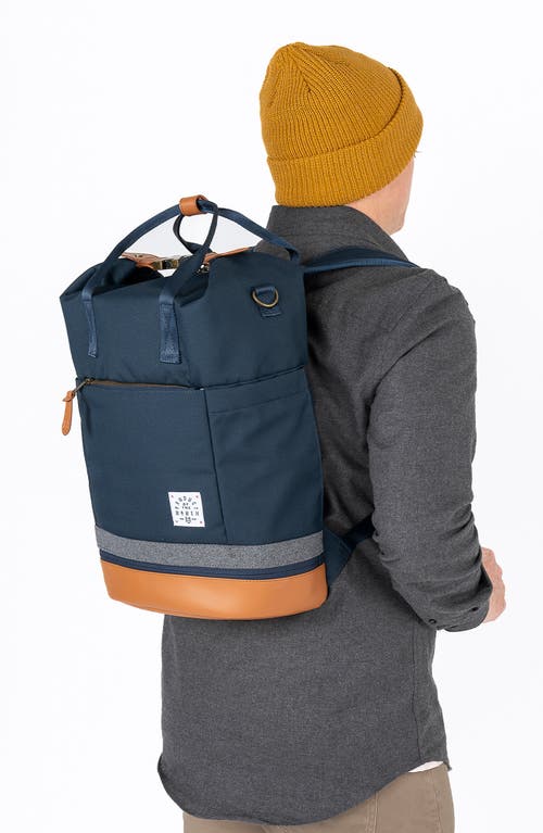 Shop Product Of The North Avalon Sustainable Convertible Diaper Backpack In Navy