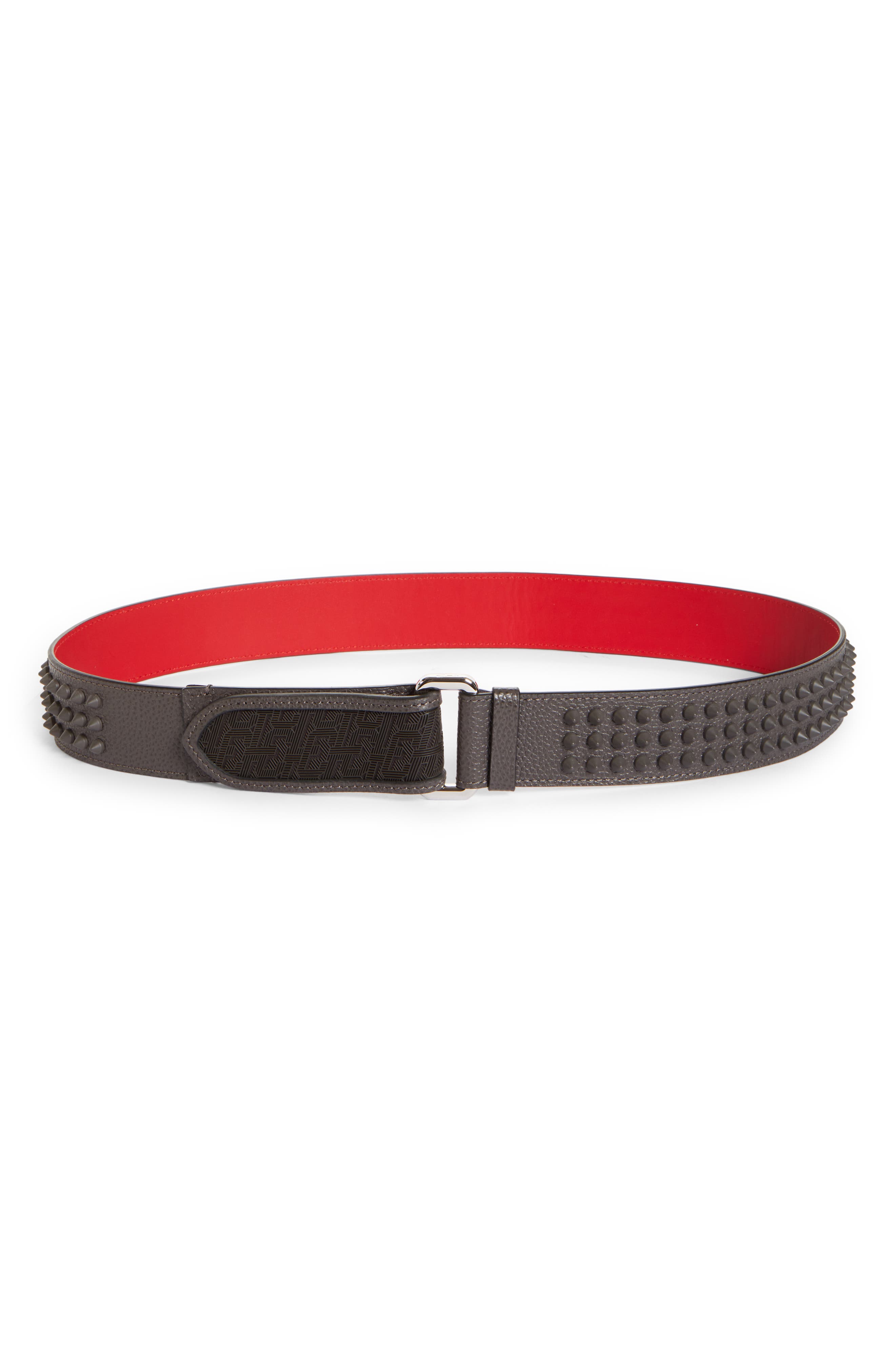 christian louboutin mens belt sale
