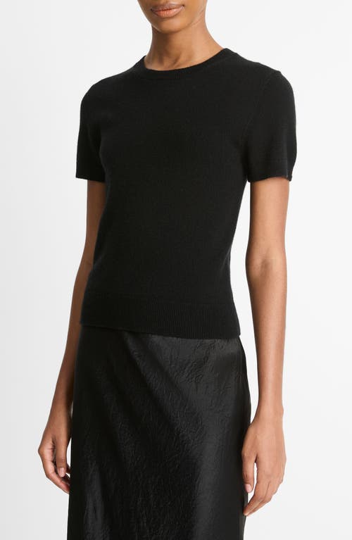 Vince Crewneck Tee In Black