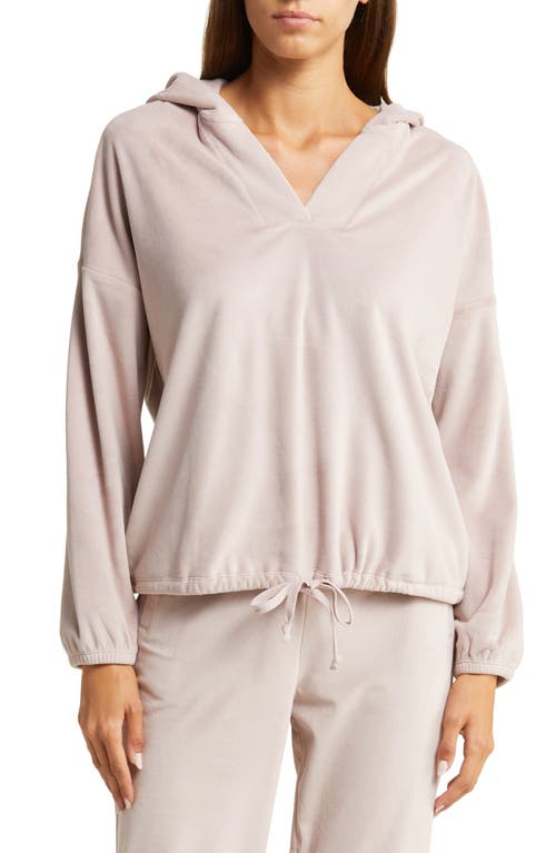 barefoot dreams LuxeChic Hoodie in Faded Rose