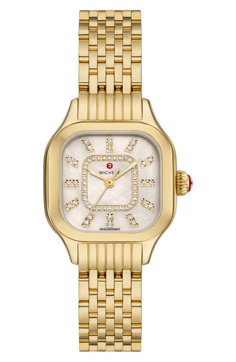 Deco Madison Mid Two-Tone 18K Gold Diamond Dial Watch - Paul's