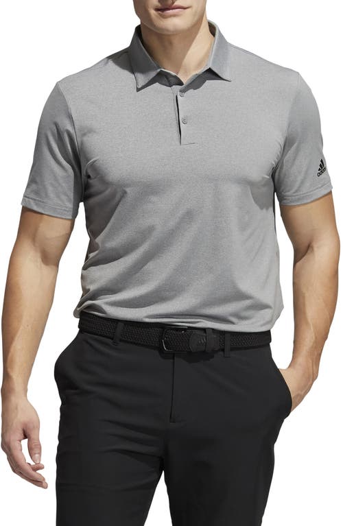 Ultimate366 Heathered Performance Golf Polo in Grey Three Melange