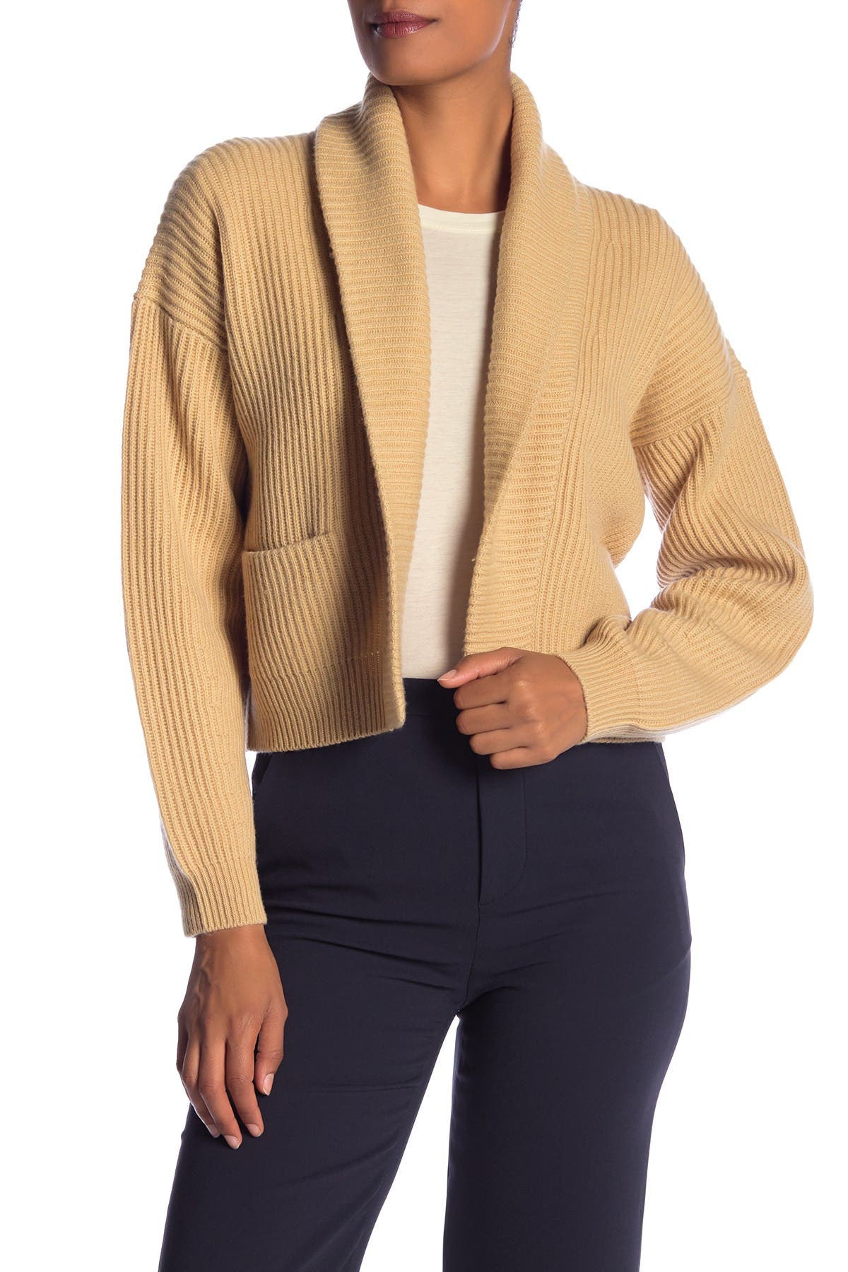 vince cropped cardigan