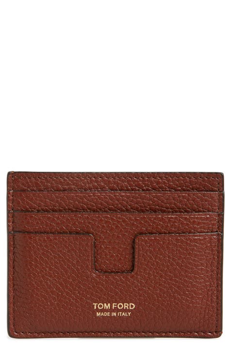 TOM FORD Leather Money Clip Wallet | Harrods US