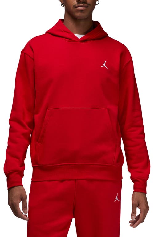 Essentials Pullover Hoodie in Gym Red/White