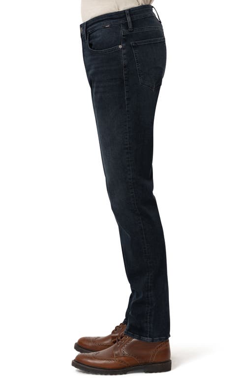 Shop Mavi Jeans Zach Straight Leg Jeans In Blue Black Brushed Supermove