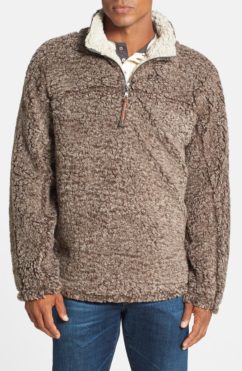 True Grit 'Frosty' Tipped Pile Half Zip Pullover | Nordstrom