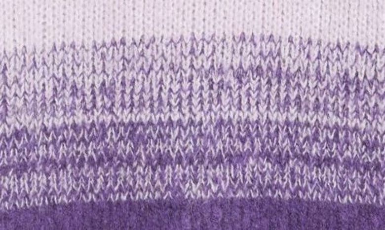 Wit & Wisdom Ombré Stripe Turtleneck Sweater In Mocha Multi