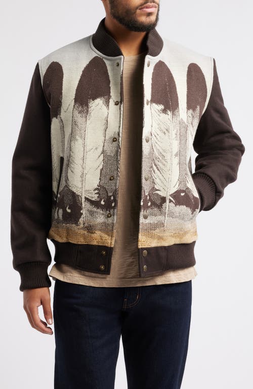 Pendleton Gorge Wool Blend Insulated Bomber Jacket in In Their Element 