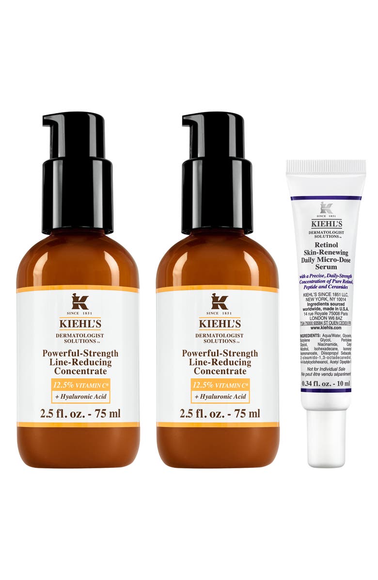 Kiehl's Since 1851 Powerful-Strength<sup>™</sup> Concentrate Set $196 Value, Main, color, 