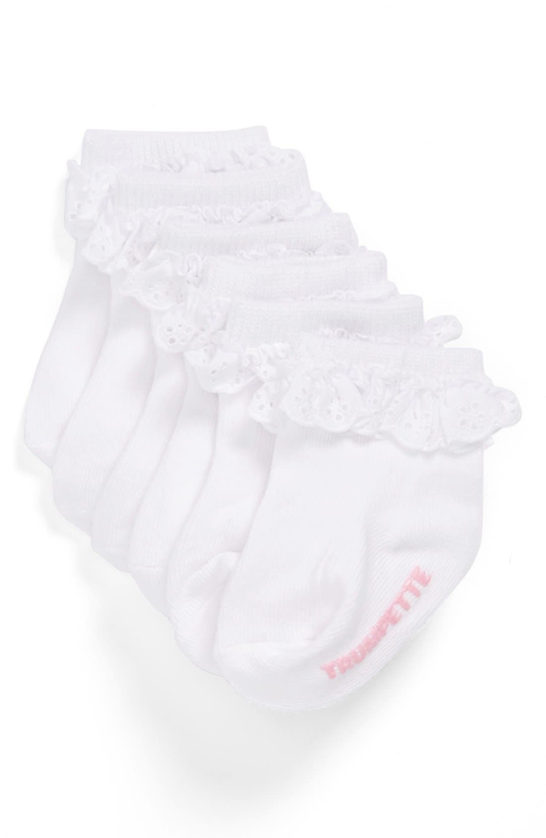 Trumpette Ruffled Socks (3Pack) (Baby Girls) Nordstrom
