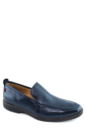 Marc Joseph New York Clayton Rd Venetian Loafer In Navy Napa Soft