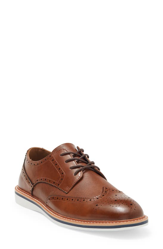 Madden Vottoe Casual Wingtip Derby In Cognac