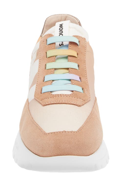 Wonders Odisei Sneaker In Trend Natural/nylon Sand