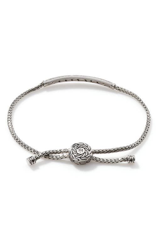 Shop John Hardy Classic Chain Pull Through Bracelet In Silver