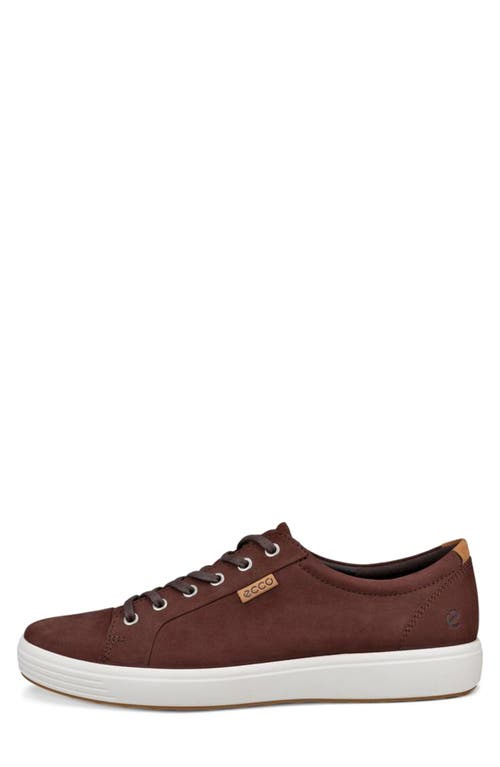 Shop Ecco Soft 7 Sneaker In Chocolate