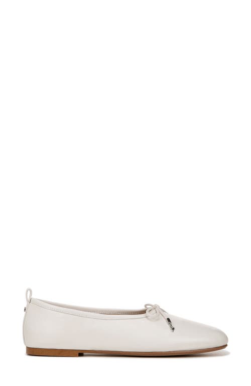 Shop Sam Edelman Ari Ballet Flat In Bright White
