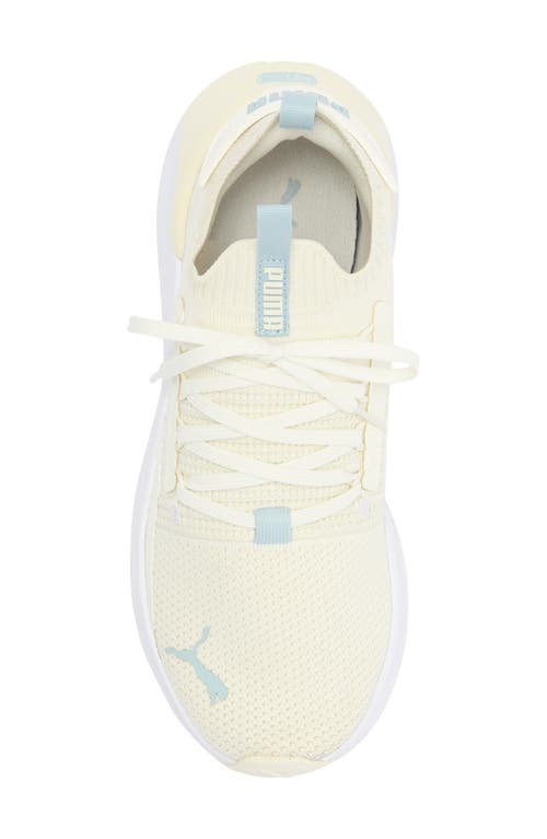 Puma Softride Symmetry Fuzion Sneaker In Warm White-frosted Dew