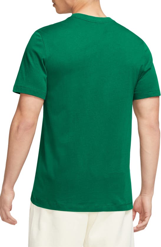 Shop Nike Sportswear Club Crew Neck T-shirt In Malachite