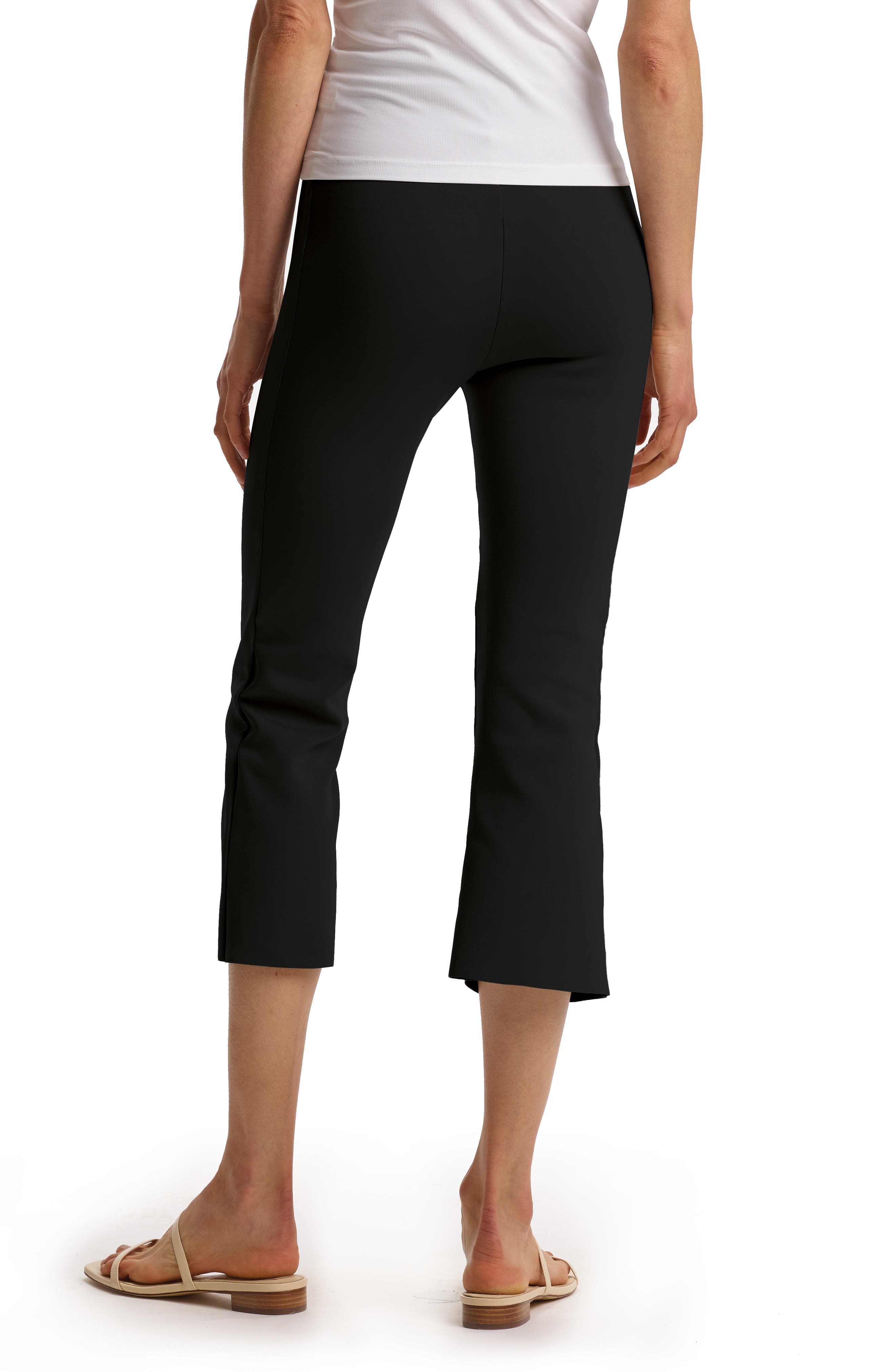 flare yoga cropped pants