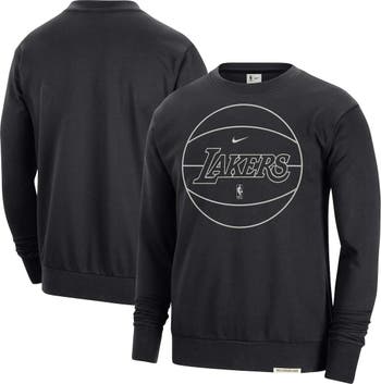 Men's Los Angeles Lakers Nike Gray Element Logo Performance Half-Zip Pullover  Jacket