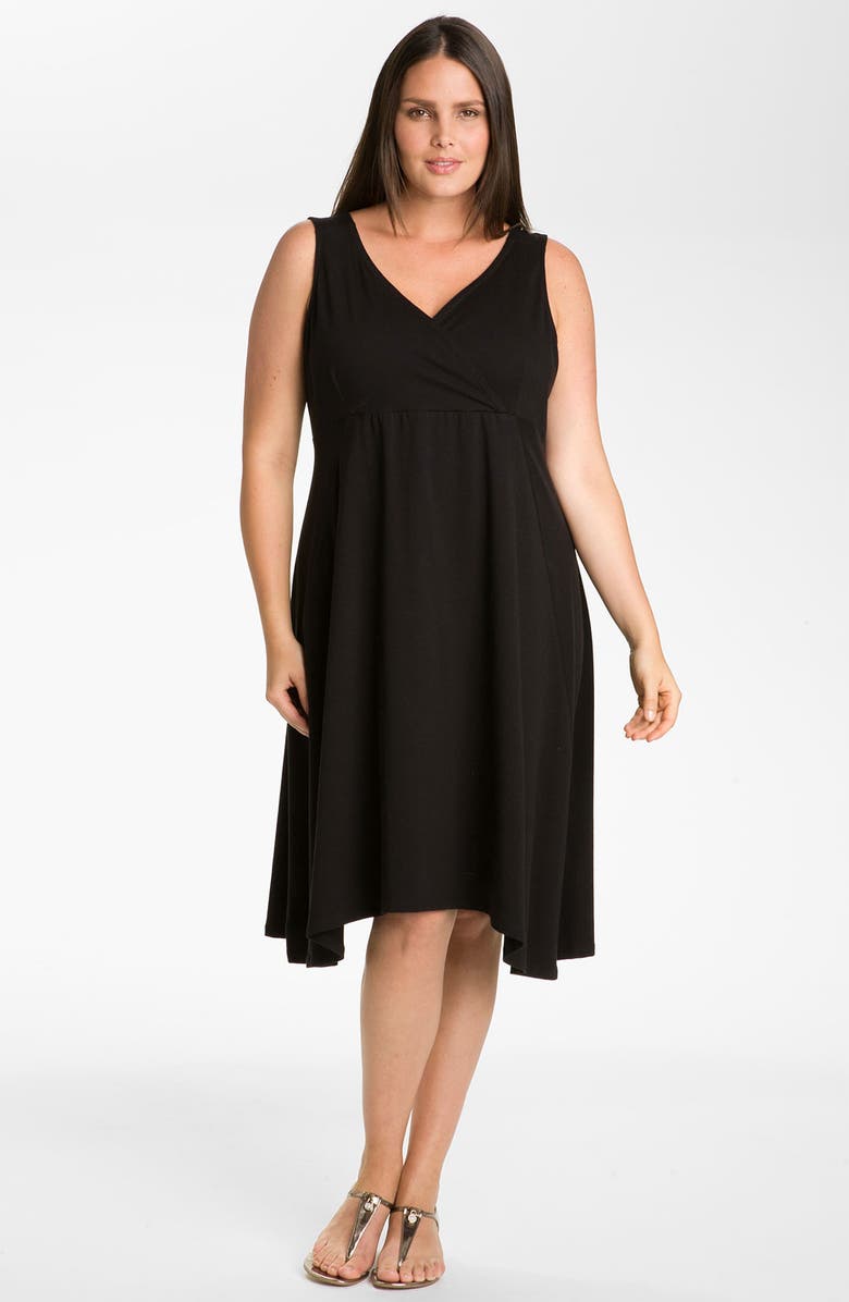 Eileen Fisher Organic Cotton Sleeveless Dress (Plus) | Nordstrom