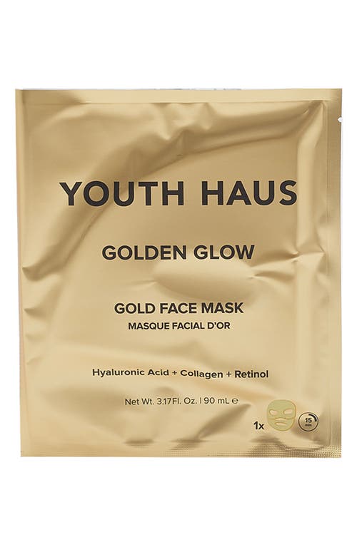 5-Pack Youth Haus Golden Glow Face Mask