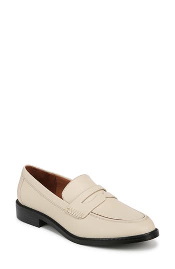 Franco Sarto Chrissy Penny Loafer In Ivory
