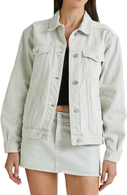 Slouch Denim Jacket in Chalk